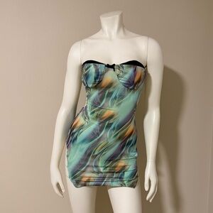 Multicolor Party Dress